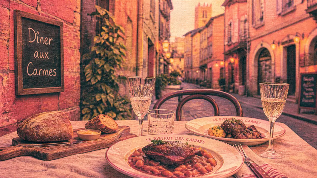 Bon restaurant Toulouse : table aux Carmes, ambiance intimiste