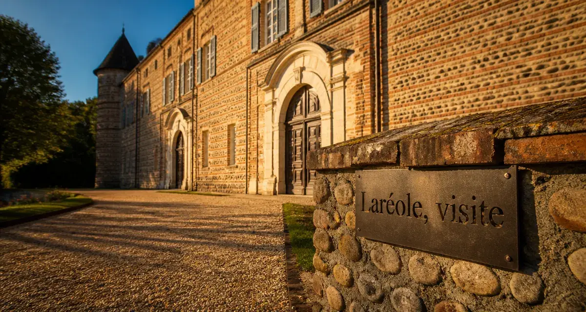 Chateau a visiter Toulouse : Château de Laréole au Golden hour