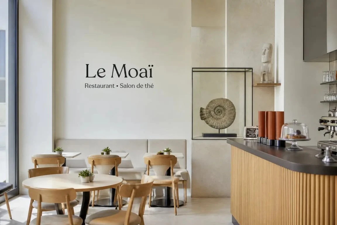 Intérieur du Le Moaï restaurant museum toulouse au Muséum de Toulouse