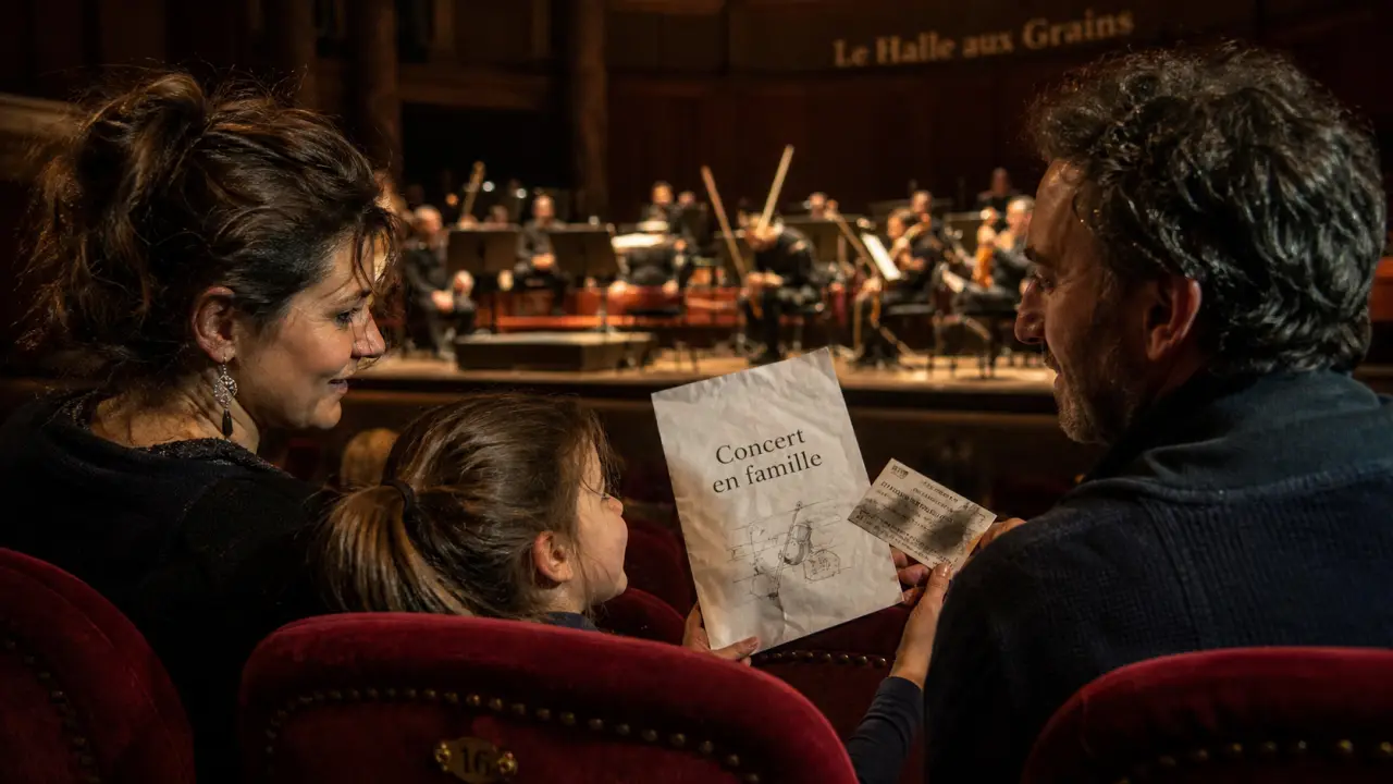 La halle au grain toulouse : enfants en concert en famille