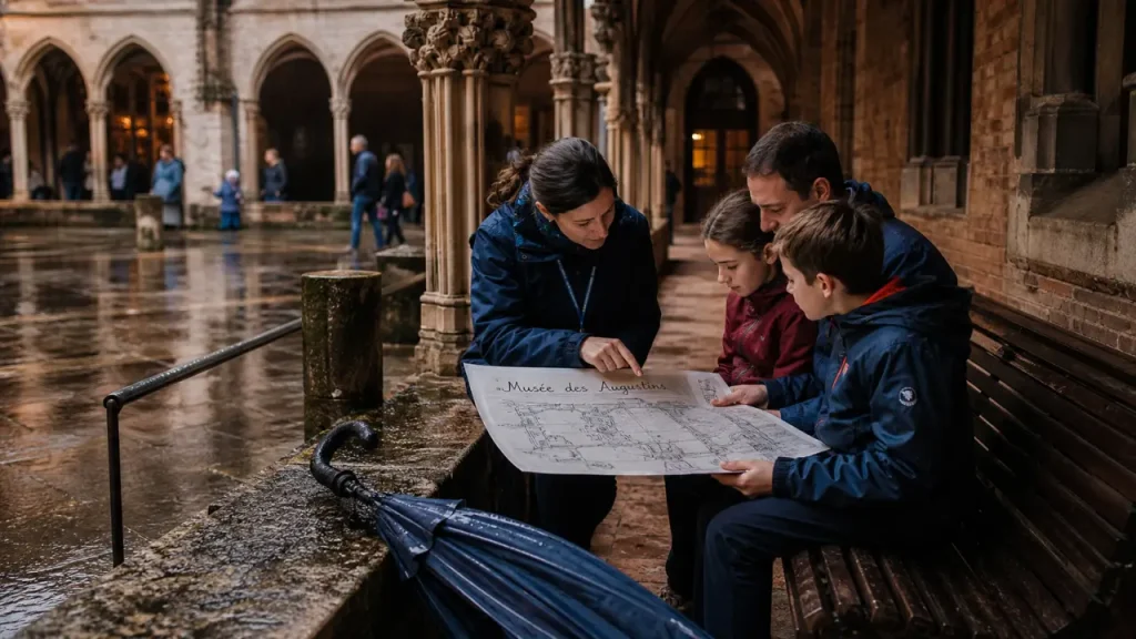 Musée Toulouse : guide au Musée des Augustins, pluie et visite