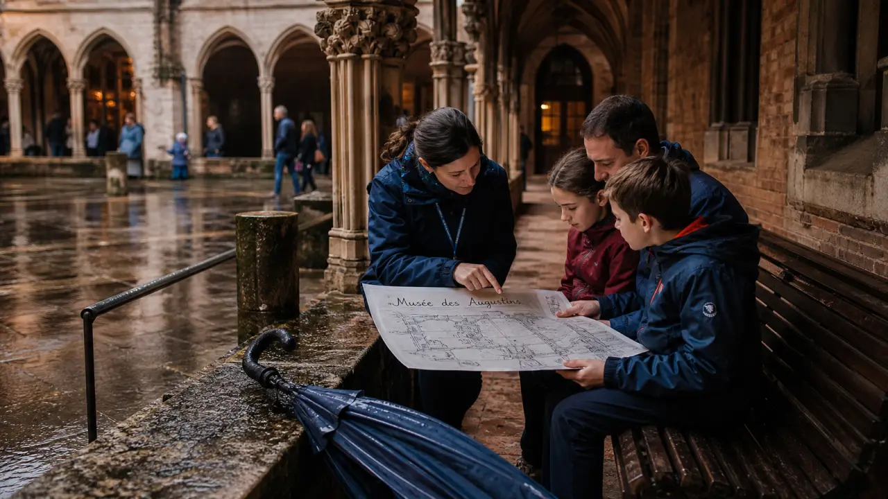 Musée Toulouse : guide au Musée des Augustins, pluie et visite