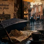 Que faire a toulouse quand il pleut : parapluie mouillé à Toulouse