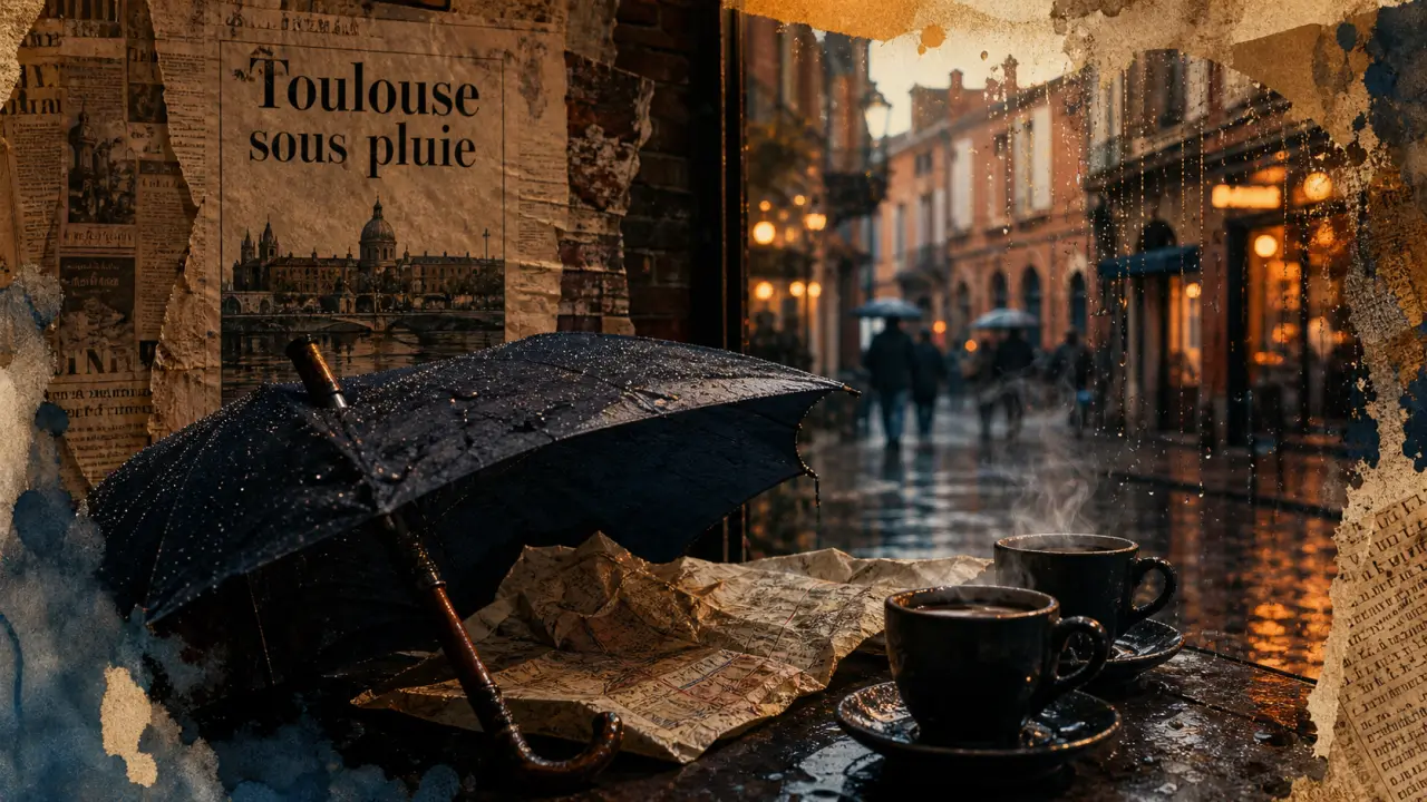 Que faire a toulouse quand il pleut : parapluie mouillé à Toulouse
