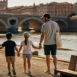 Sortie en famille Toulouse et environs sur les quais de la Garonne, à Toulouse