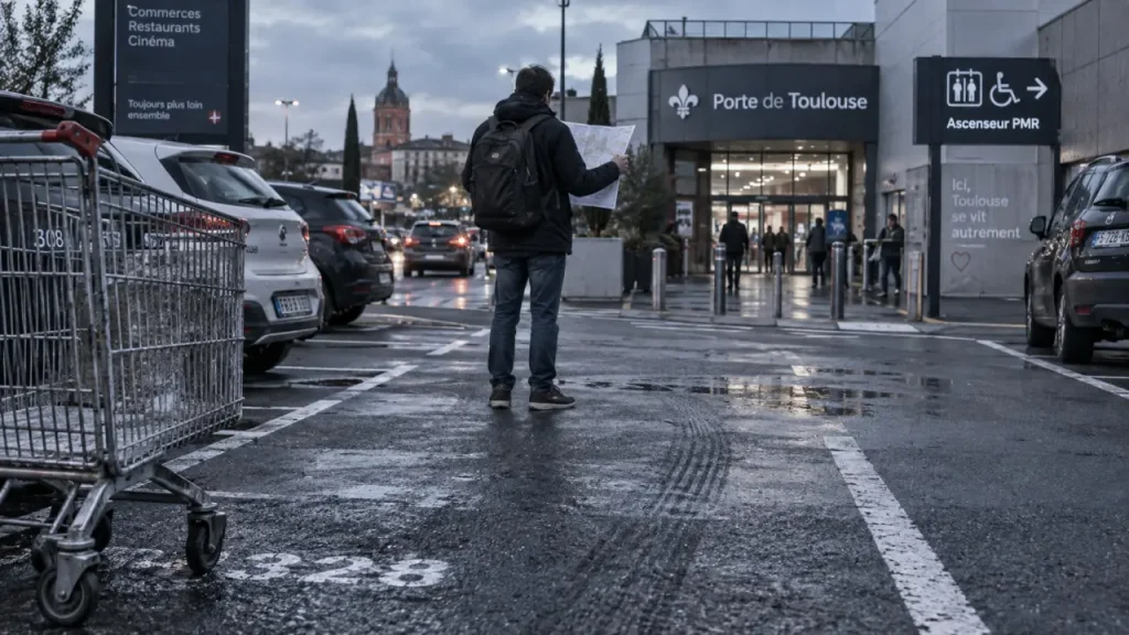 Centre commercial gramont : parking et accès à Toulouse