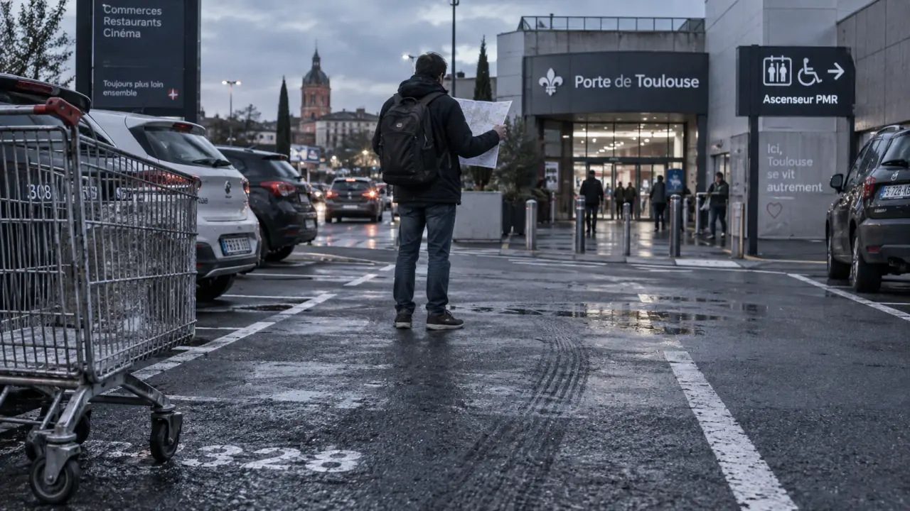 Centre commercial gramont : parking et accès à Toulouse