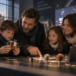 Activités vacances février toulouse : famille à la Cité de l’Espace, module scientifique