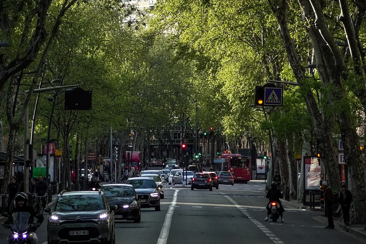 Le boulevard de Strasbourg, où se tient le marché Cristal.