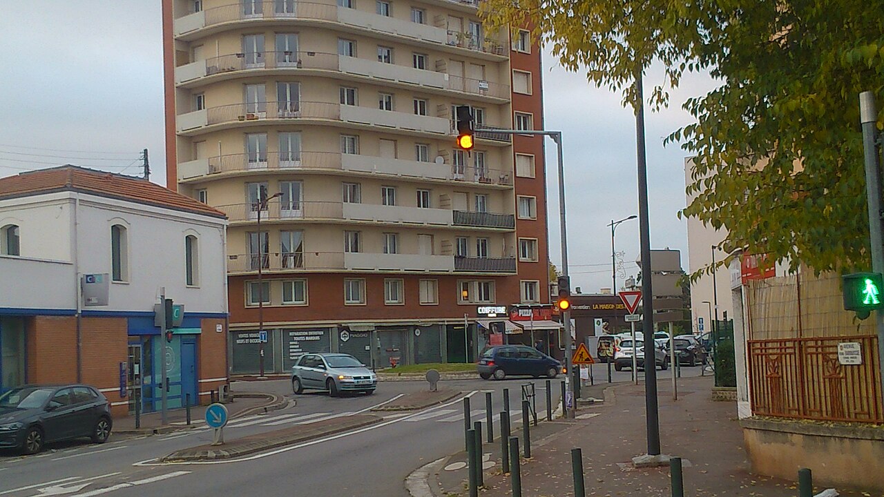 Le secteur de la Croix-de-Pierre, à Toulouse, photographié en 2018