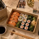 sushi toulouse frais, nigiri et maki en préparation