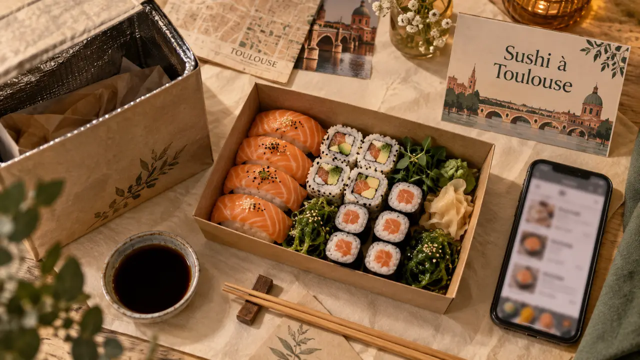sushi toulouse frais, nigiri et maki en préparation